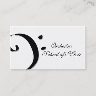Tarjeta De Visita escuela de la música
