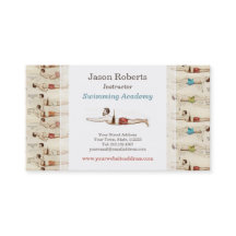 Escuela de natación Profesora Vintage Francés