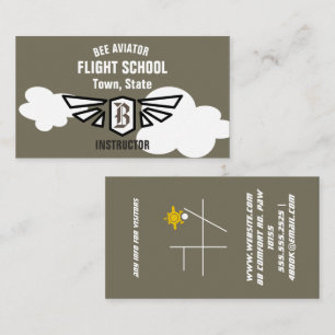 Tarjeta De Visita Escuela del vuelo