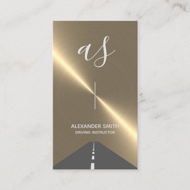 Tarjeta De Visita Escuela moderna de moscas de oro (Anverso)