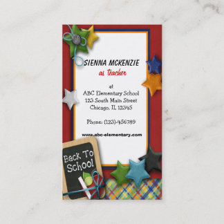 Tarjeta De Visita Escuela primaria de profesores