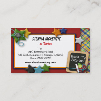 Tarjeta De Visita Escuela primaria de profesores