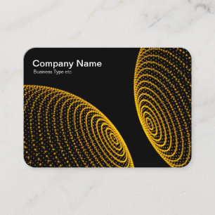 Tarjeta De Visita Esferas interrelacionadas - Luces ámbares