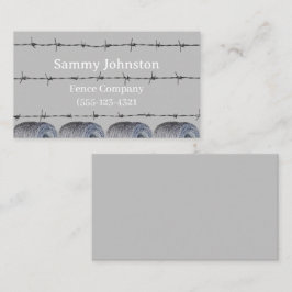 Tarjeta De Visita Esgrima con cable de barras