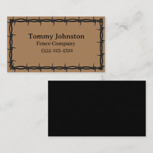 Tarjeta De Visita Esgrima con cable de barras