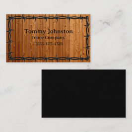 Tarjeta De Visita Esgrima con cable de barras