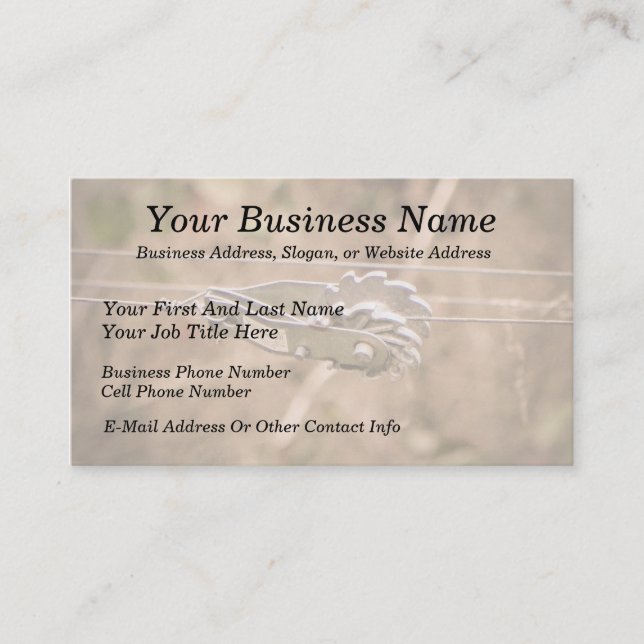 Tarjeta De Visita Esgrimiendo los 40 (Anverso)