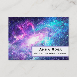 Tarjeta De Visita ** Espacio cósmico nebuloso universal galaxia