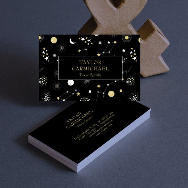Tarjeta De Visita Espacio de estrellas y galaxias (Subido por el creador)