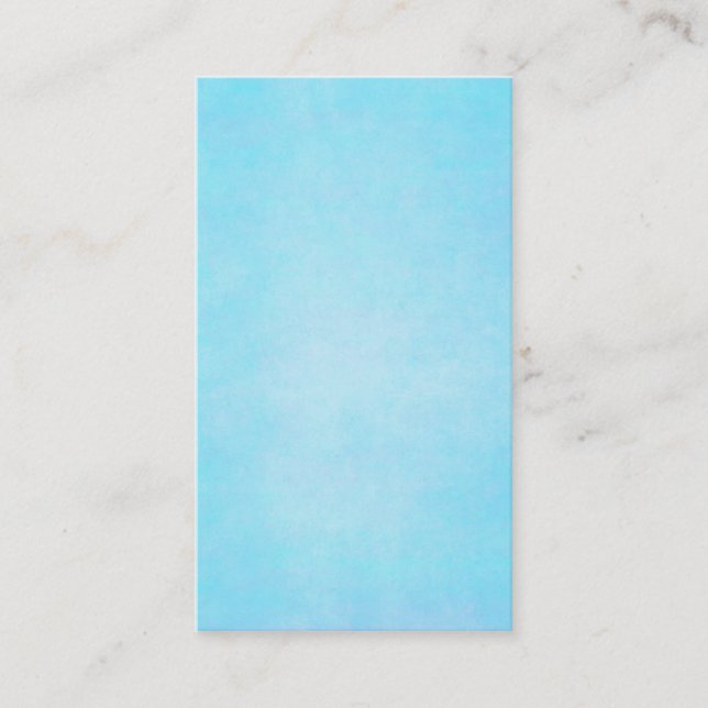 Tarjeta De Visita Espacio en blanco ligero azul verde azulado de la (Anverso)