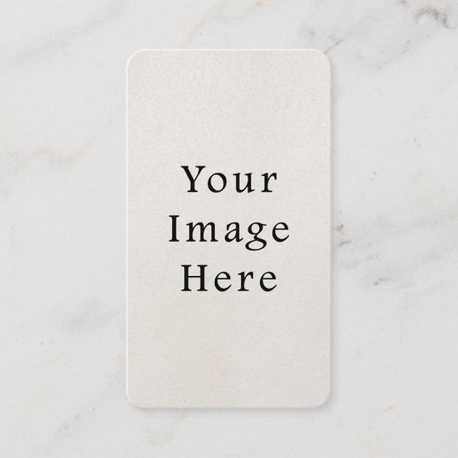 Tarjeta De Visita Espacio en blanco personalizado vertical de la (Anverso)