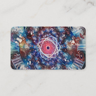 Tarjeta De Visita Espacio, tiempo y átomo