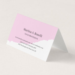Tarjeta De Visita Especial elegante elegante de línea premium simple