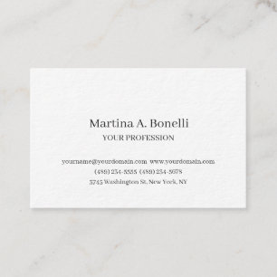 Tarjeta De Visita Especial elegante elegante y elegante de primera c