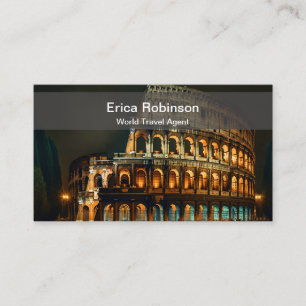 Tarjeta De Visita Especialista en Agentes de Viajes del Mundo