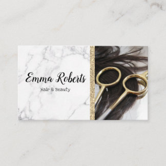 Tarjeta De Visita Especialista en cabello y belleza Salon Hairdresse