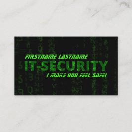 Tarjeta De Visita Especialista en ciberseguridad en delitos informát