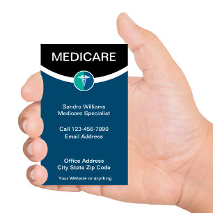 Tarjeta De Visita Especialista en Medicare Atención Médica