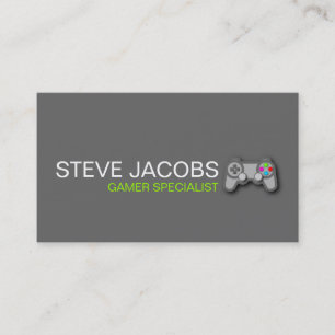 Tarjeta De Visita Especialista en videojuegos