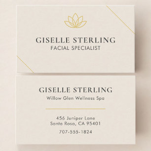Tarjeta De Visita Especialista Facial