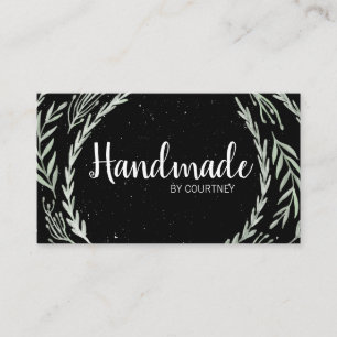 Tarjeta De Visita Especkled Natural (negro/blanco)