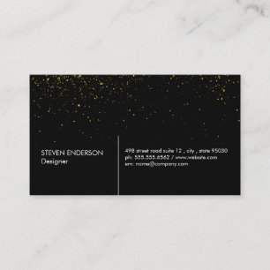 Tarjeta De Visita Espectros de oro
