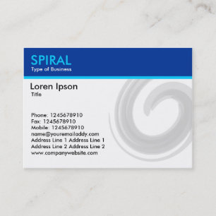 Tarjeta De Visita Espiral