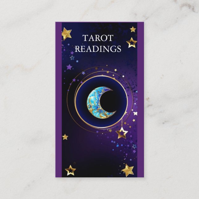 Tarjeta De Visita Espiral de tarot místico zen (Anverso)