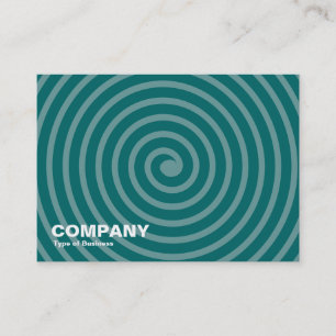 Tarjeta De Visita Espiral - Tonos verdes