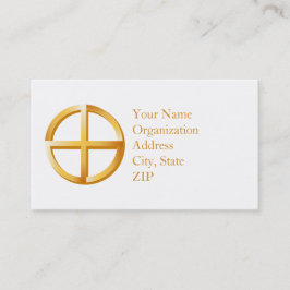 Tarjeta De Visita Espiritualidad nativa 3,5" x 2,0"