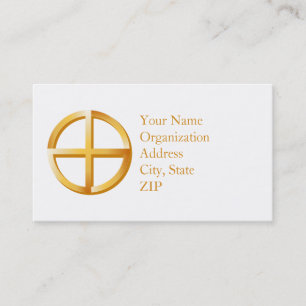 Tarjeta De Visita Espiritualidad nativa 3,5" x 2,0"