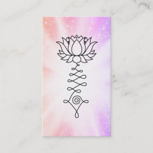 Tarjeta De Visita *~* Espuelas Florales Lotus Reiki Energía Sanador