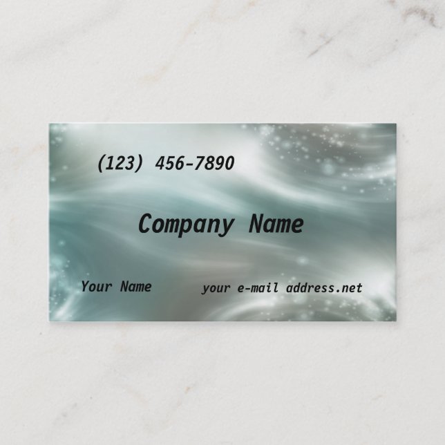 Tarjeta De Visita Espuelas galácticas modernas (Anverso)