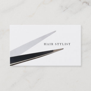 Tarjeta De Visita esquileos simples modernos del hairstylist del