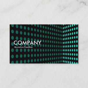 Tarjeta De Visita Esquina de tono - Aqua