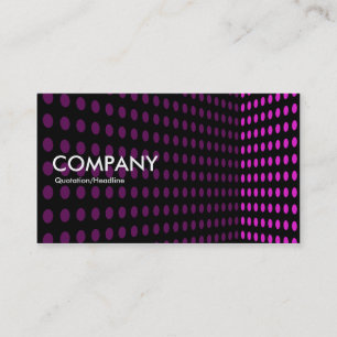 Tarjeta De Visita Esquina de tono - Magenta