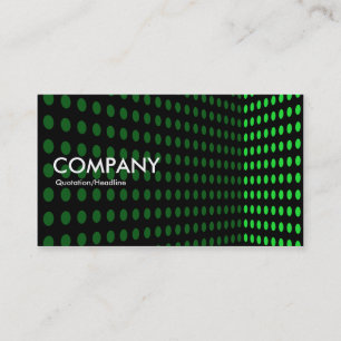 Tarjeta De Visita Esquina de tono - Verde II