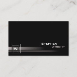 Tarjeta De Visita Esquina flotante Monograma Cubo Personalizado mode