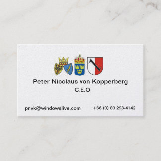 Tarjeta De Visita Essen 1, Suecia, Peter Nicolaus…