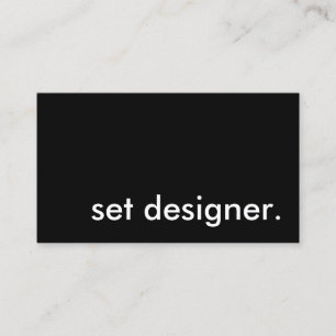Tarjeta De Visita establecer el diseñador.