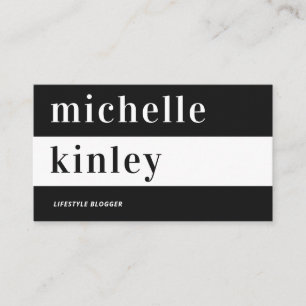 Tarjeta De Visita Establecimiento de contactos profesionales de moda