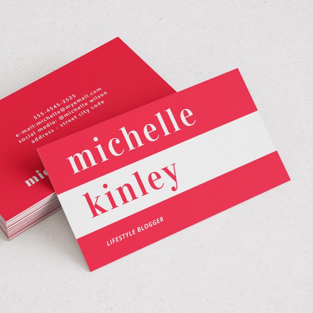 Tarjeta De Visita Establecimiento de contactos profesionales de moda (Subido por el creador)