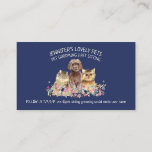 Tarjeta De Visita Estación de lavado de mascotas de autoservicio