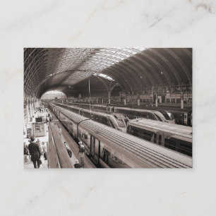 Tarjeta De Visita Estación de Paddington, Londres. Mini foto