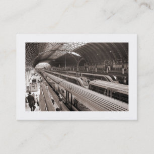 Tarjeta De Visita Estación Paddington, Londres. Minifoto
