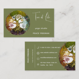 Tarjeta De Visita Estaciones | Árbol de la Vida
