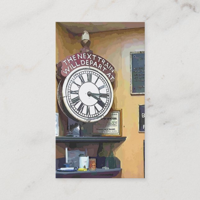 TARJETA DE VISITA ESTACIONES DE TREN (Anverso)