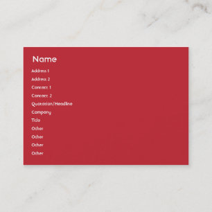 Tarjeta De Visita Estados Unidos - rechonchos