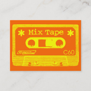 Tarjeta De Visita Estallido de la cinta de la mezcla