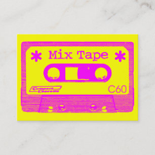 Tarjeta De Visita Estallido III de la cinta de la mezcla